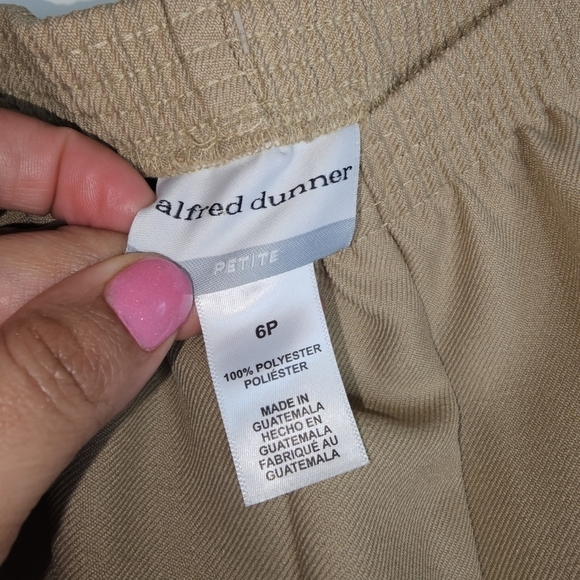 ALFRED Dunner Womens Petite Classics Pull-on Pant size 6P - Picture 5 of 6